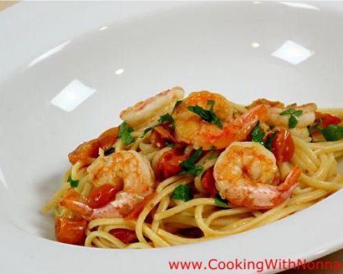 Linguine with Shrimp Sauce